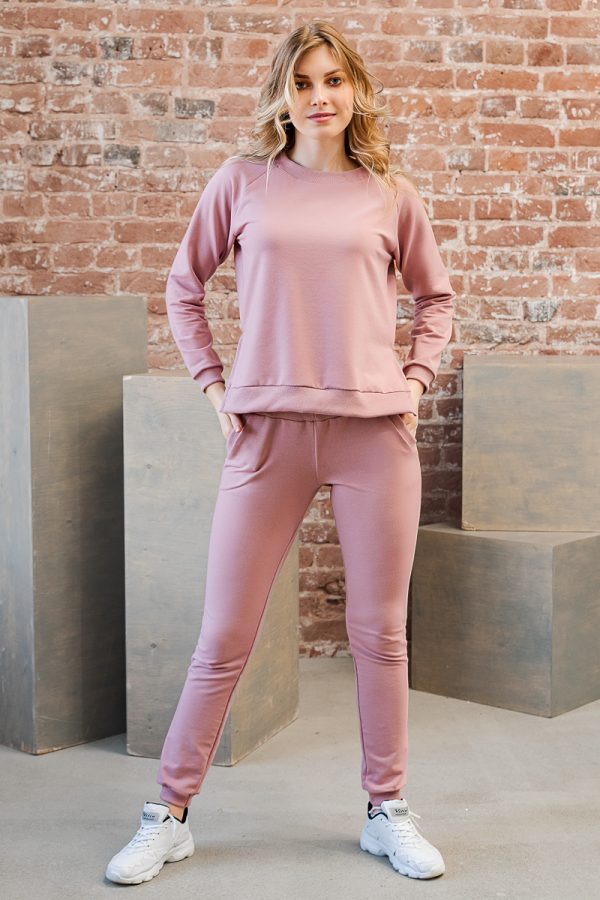 Главное фото, Костюм с разрезами КС-051ФР/СХР (Сухая роза). Артикул: КС-051ФР/СХР