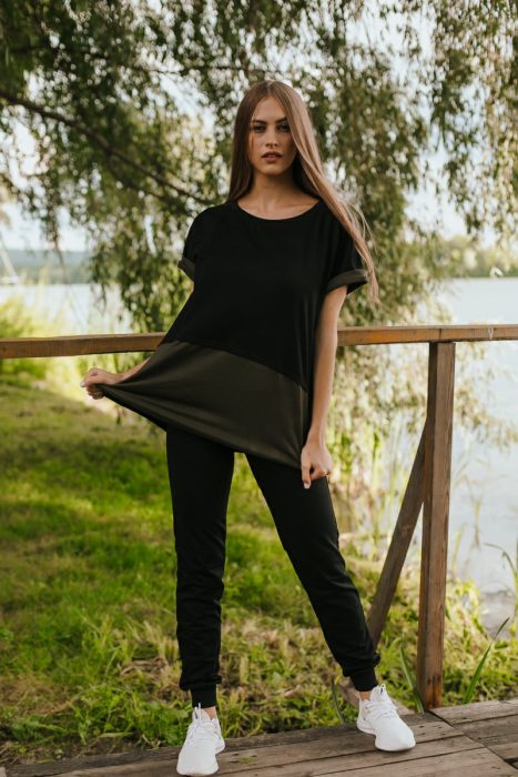 Футболка женская ФУ-023ФР/ХАК (Хаки). Артикул: ФУ-023ФР/ХАК
