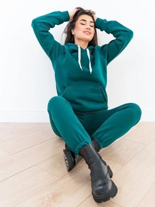 Брюки начесом БР-045ФР/ИЗУ (Изумруд). Артикул: БР-045ФР/ИЗУ