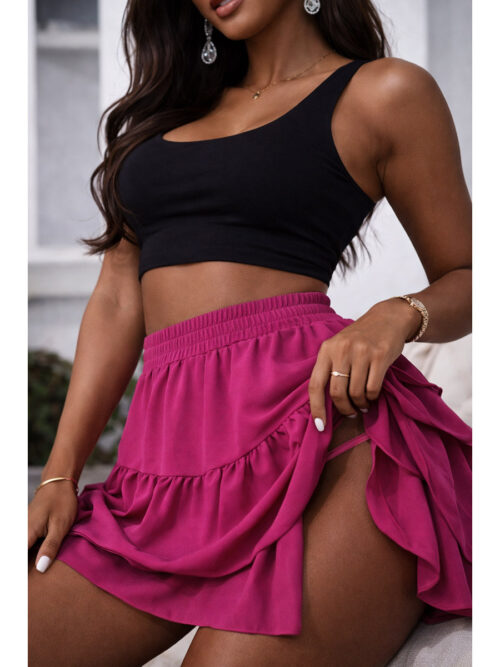 Юбка ЮБ-026СНР/ФКС (Фуксия). Артикул: ЮБ-026СНР/ФКС